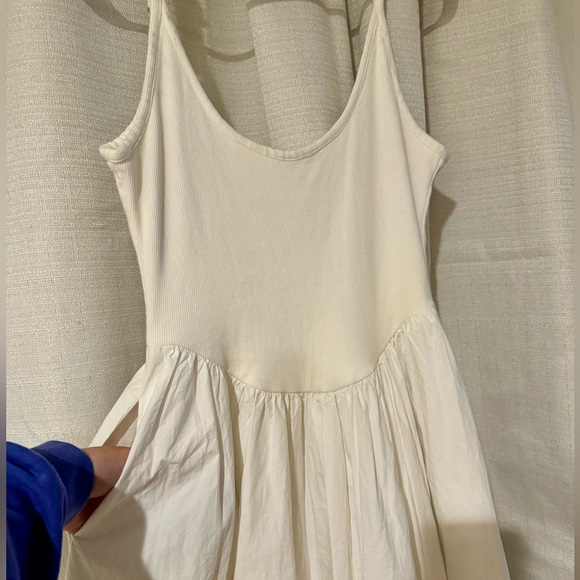 FREE PEOPLE DRESS white. Tank dress. Cotton. - Picture 3 of 4